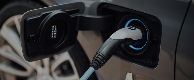 An electric vehicle charging